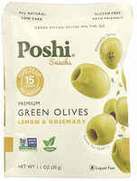 Premium Green Olives Lemon & Rosemary