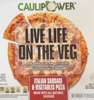 Livin Life On The Veg Italian Sausage & Veg Pizza