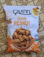 Creamy peanut butter filled pretzel nuggets