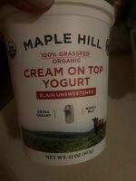 Cream On Top Yogurt Plain Unsweetened