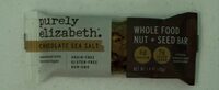 Chocolate Sea Salt Whole Food Nut + Seed Bar