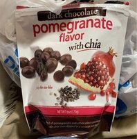 Dark Chocolate Pomegranate Flavor with Chia