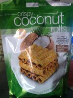 Tropical fields crispy coconut rolls