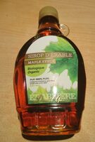 Sirop d'érable biologique