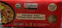 Organic thai brown rice noodles