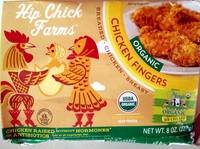 Hip chick farms, organic chicken fingers