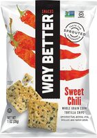 Way better snacks tortilla chips simply so sweet chili