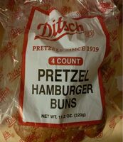 Ditsch pretzel hamburger buns