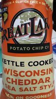 Kettle Cooked Wisconsin Cheddar & Sea Salt Style Potato Chips