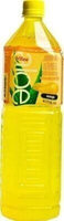 Mango flavored aloe vera juice drink