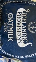 Oatmilk Skyr...flavored