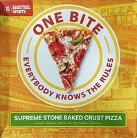One Bite Supreme Stone Baked Crust Pizza