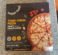 Three cheese pizza