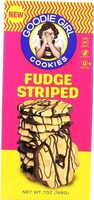 Fudge Striped Crunchy Oat Flour Cookies