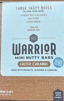 Warrior Mini Nutty Bars Salted Caramel