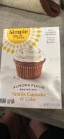 Vanilla Cupcake & Cake Almond Flour Baking Mix