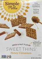 Seed & Nut Flour Sweet Thins Honey Cinnamon