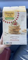 Seed Flour Crackers Everything