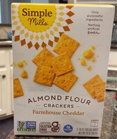 Farmhouse Cheddar Almond Flour Crackers