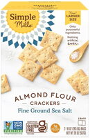 Almond Flour Crackers - Fine Ground Sea Salt