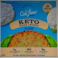 Cali'flour Foods Two Plain Pizza Crusts
