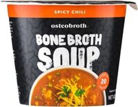 Spicy chili bone broth soup