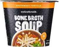 Southwest vegetable bone broth soup