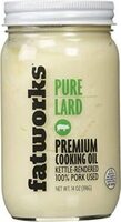 Pure pork lard free range & pasture raised