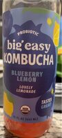 Blueberry lemon kombucha