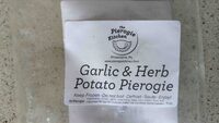 Garlic and herb potato pierogi