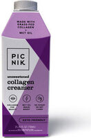 Picnik collagen + mct unsweetened dairy free creamer