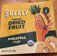 Organic Dried Fruit Pineapple Rings