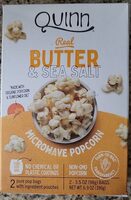 Microwave popcorn made with organic nongmo corn