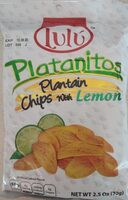 Platanitos Plantain Chips with Lemon