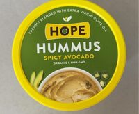 Organic Hummus Spicy Avocado