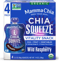 Organic Vitality Squeeze Snack Wild Raspberry