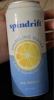 Unsweetened lemon sparkling water