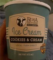 Rosa Brothers cookies and cream ice cream