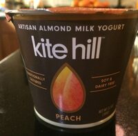 Kite Hill, Artisan Almond Milk Yogurt, Peach