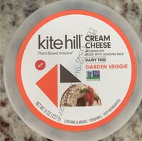 Almond Milk Cream Cheese Alternative - Garden Veggie