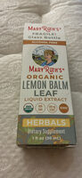 Organic Lemon Balm Leaf Liquid Extract