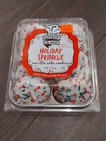 Holiday Sprinkle Vanilla Cake Cookies