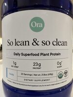 So lean & so clean