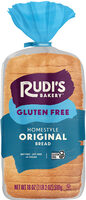 Gluten-free double fiber sandwich bread, double fiber