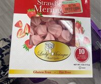 Strawberry meringues