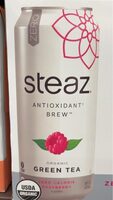 Zero calorie raspberry iced green tea