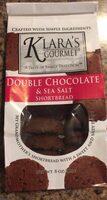 Double chocolate & sea salt shortbread