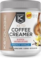 Ketologic french vanilla coffee creamer