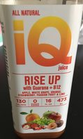 Iq juice, rise up juice, guarana