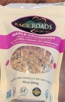Maple Cranberry Organic Granola